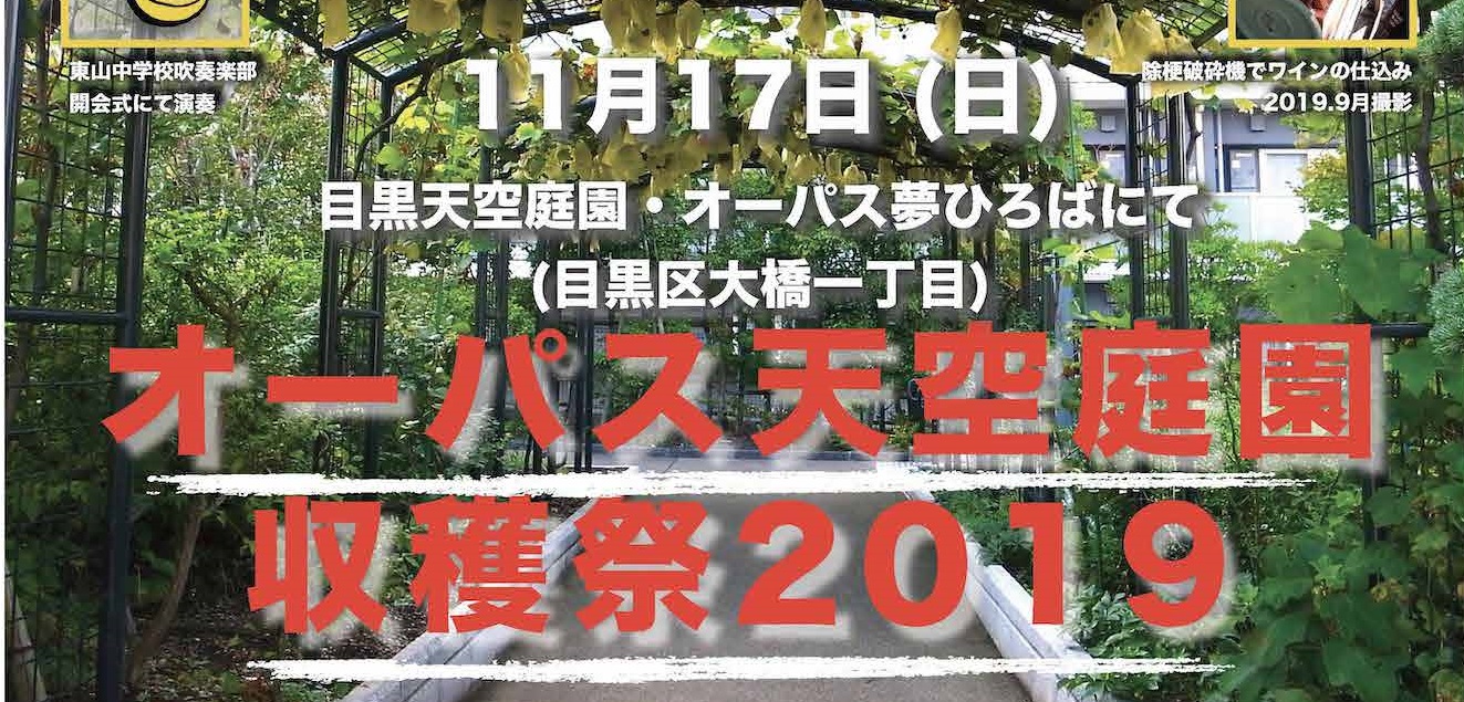 高速道路の上で作られたブドウからワインを作る…？【オーパス天空庭園収穫祭2019】｜ナカメディア