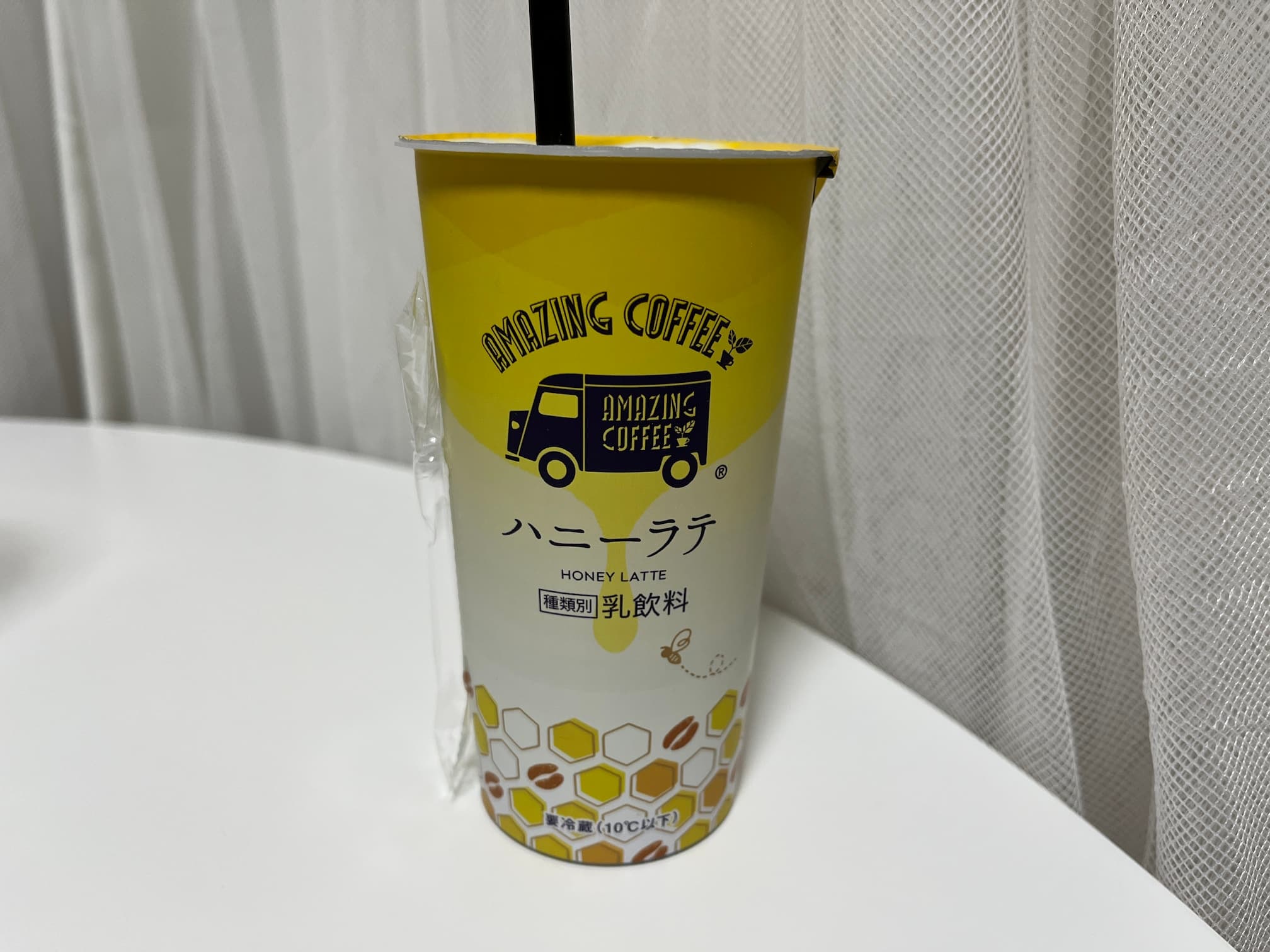 AMAZING COFFEE ハニーラテのチルドカップ