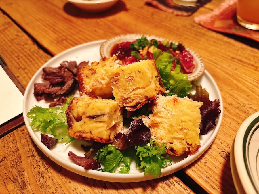 LambCHANの前菜盛り合わせ