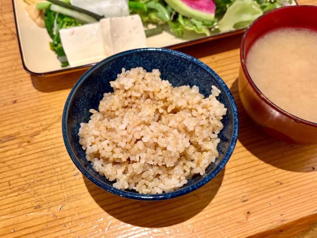 はな豆の玄米ご飯