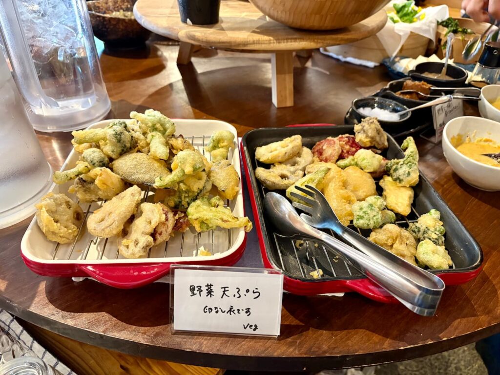 はな豆の野菜天ぷら