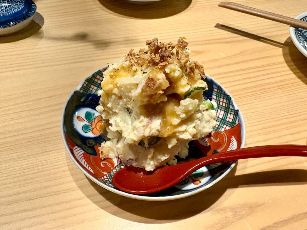 味のごんどうのポテサラ
